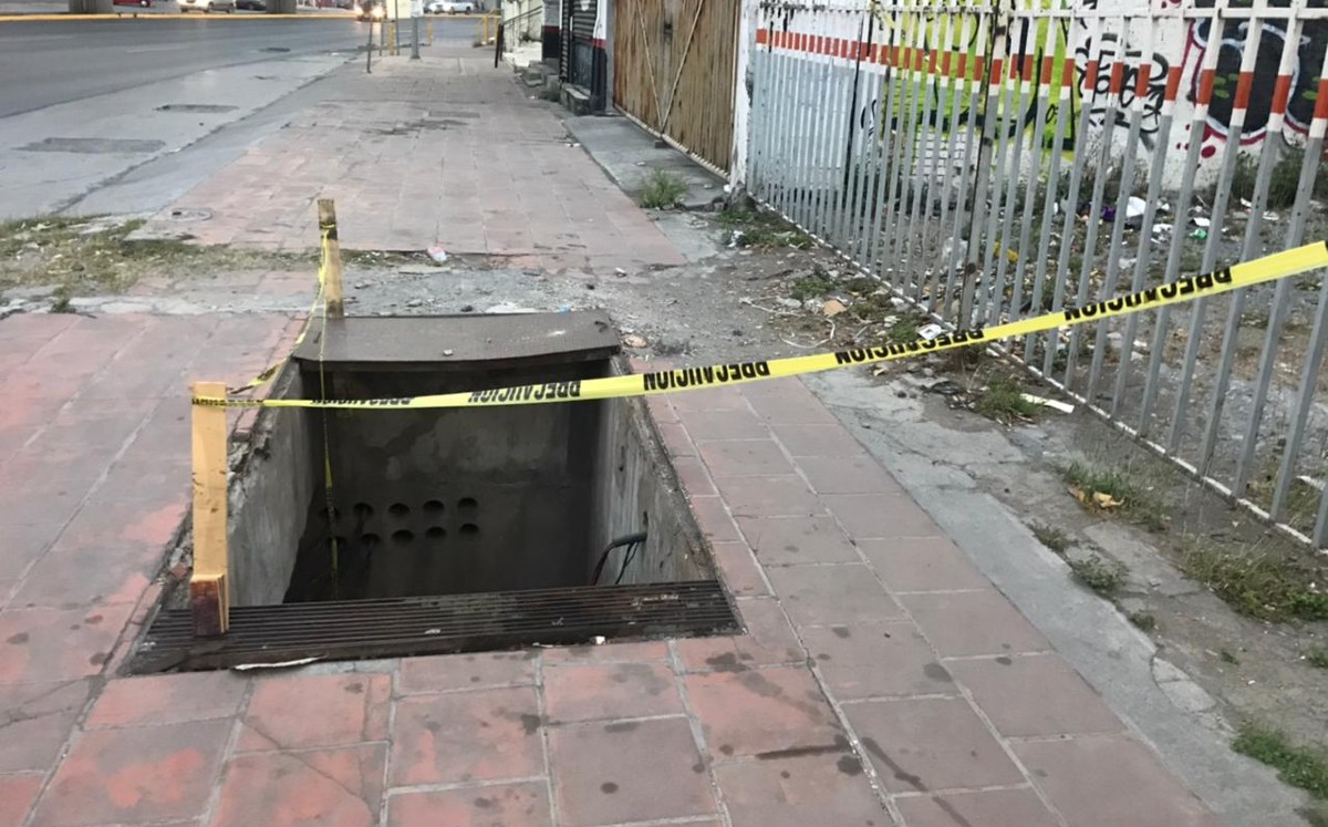 Registro sin tapa provoca peligro para vecinos de la colonia Acero