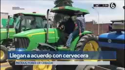 Puebla.- agricultores llegan acuerdo con cervecera