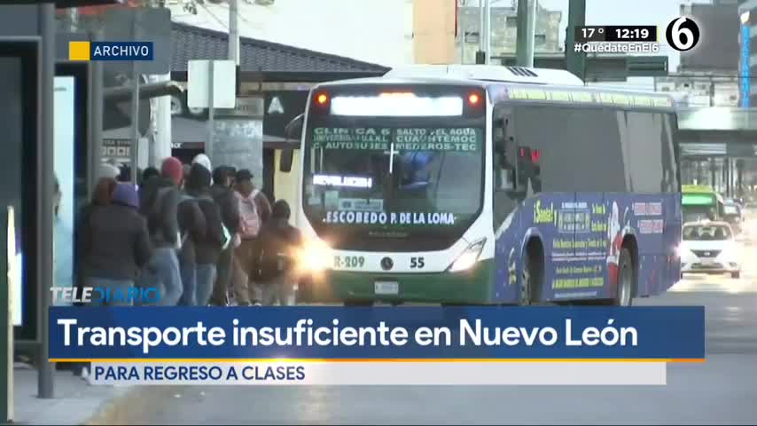 Aún con regreso a clases escalonado, transporte público de NL es insuficiente 