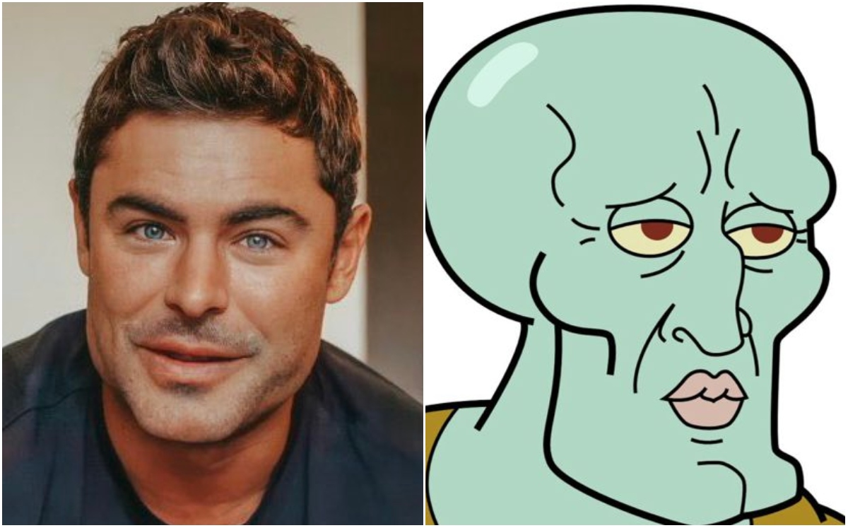 ¿Qué le pasó? Zac Efron es comparado con 'Calamardo Guapo' tras radical ...