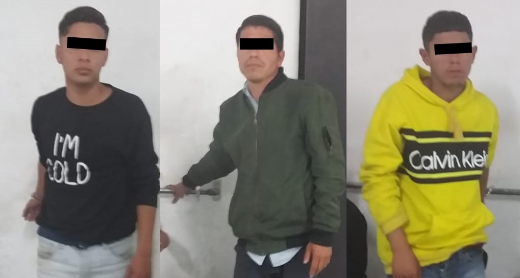 Capturan a 3 presuntos asaltantes en Santa Catarina; los relacionan con robos a tiendas