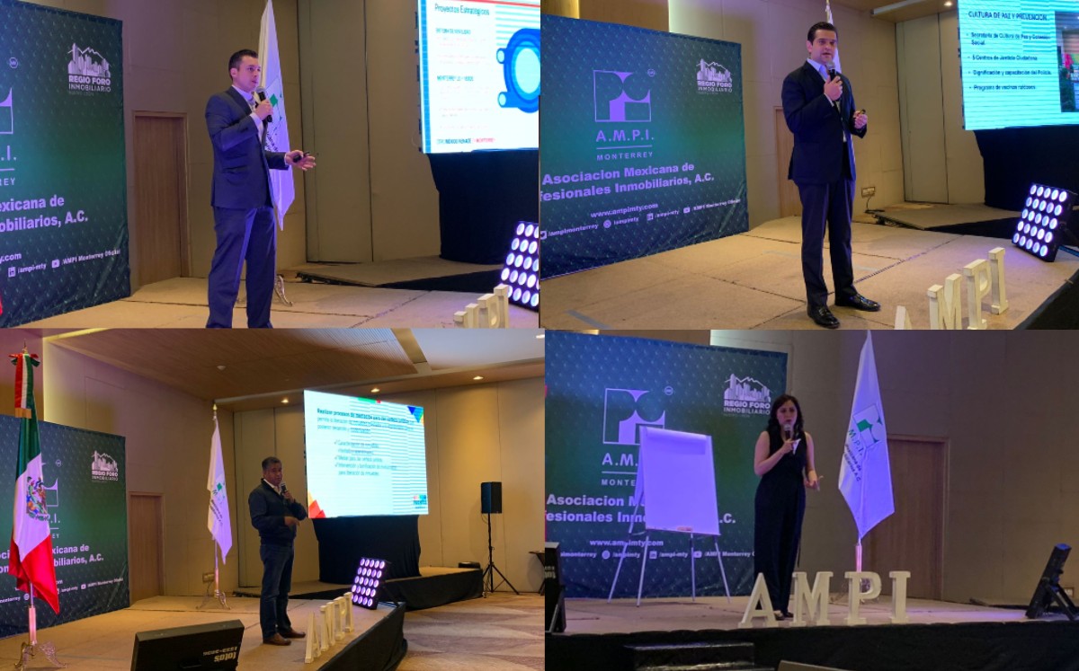 Candidatos a la alcaldía de Monterrey presentan propuestas a sector inmobiliario