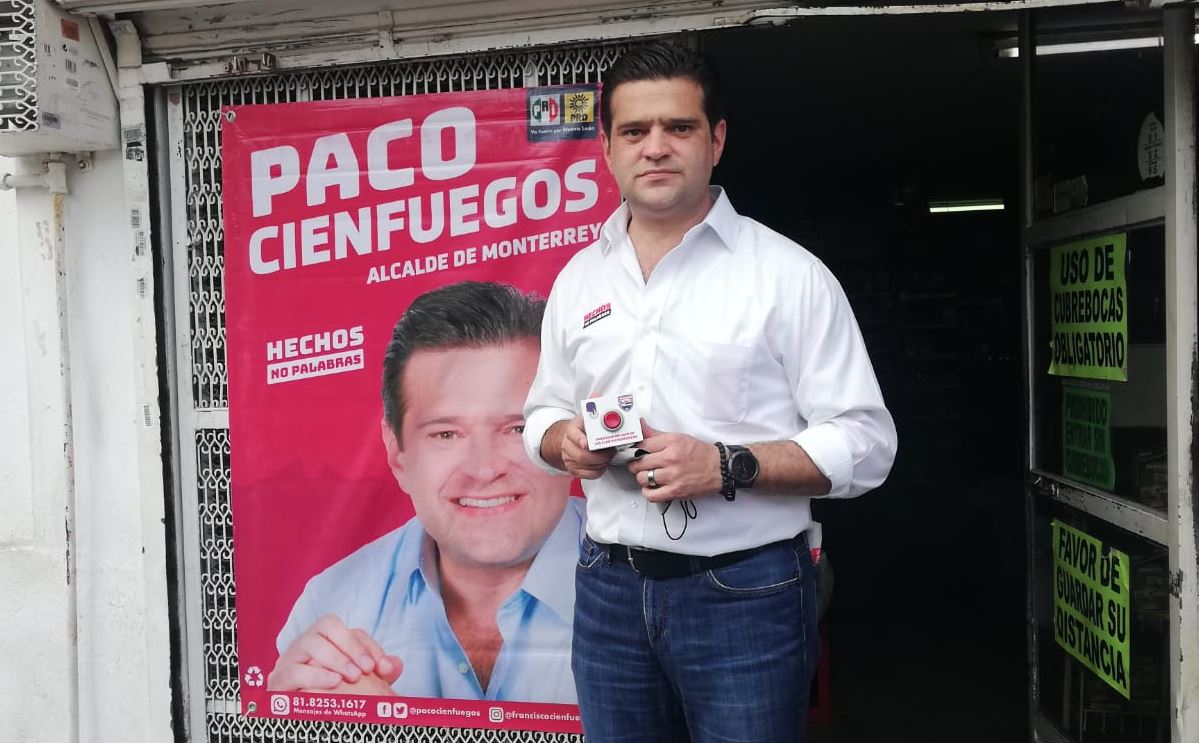 Propone Francisco Cienfuegos instalar botones de emergencia en 5 mil comercios