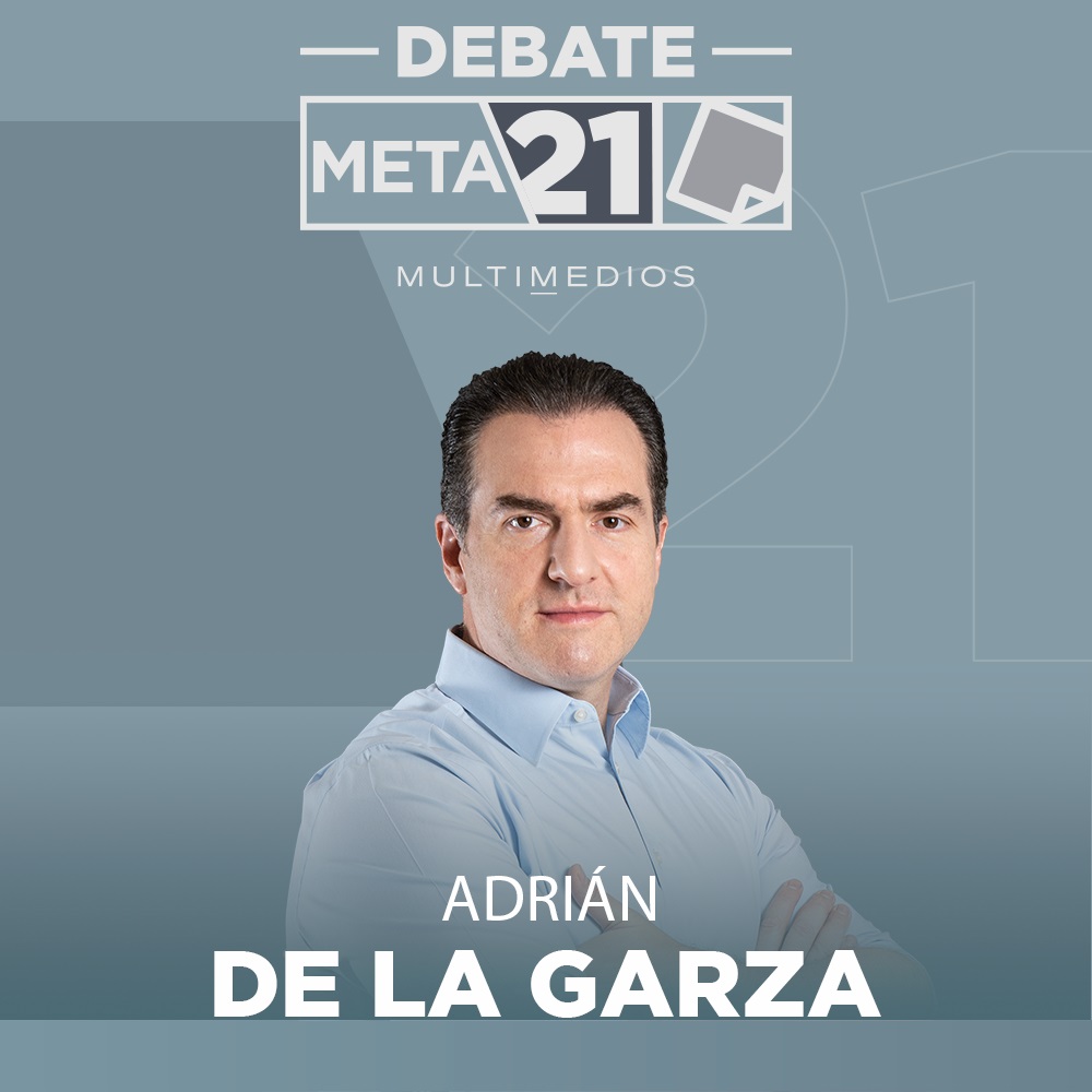 Candidatos a la gubernatura de Nuevo León se presentan en Debate Meta 21