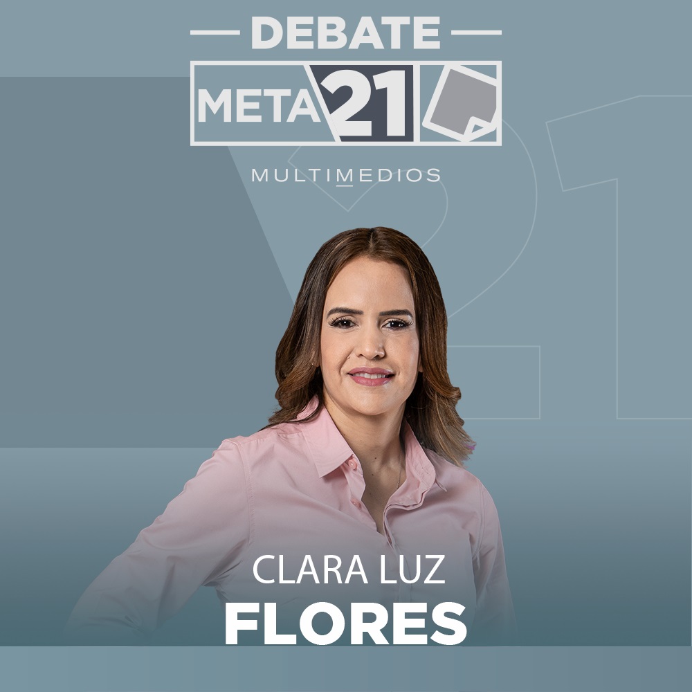 Candidatos a la gubernatura de Nuevo León se presentan en Debate Meta 21