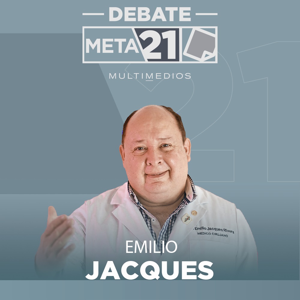 Candidatos a la gubernatura de Nuevo León se presentan en Debate Meta 21