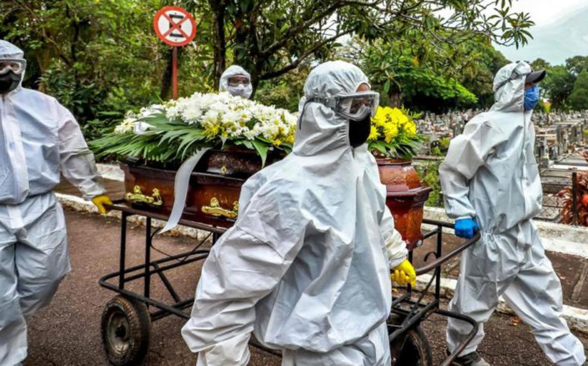 Brasil el segundo país en superar las 400 mil muertes por COVID-19