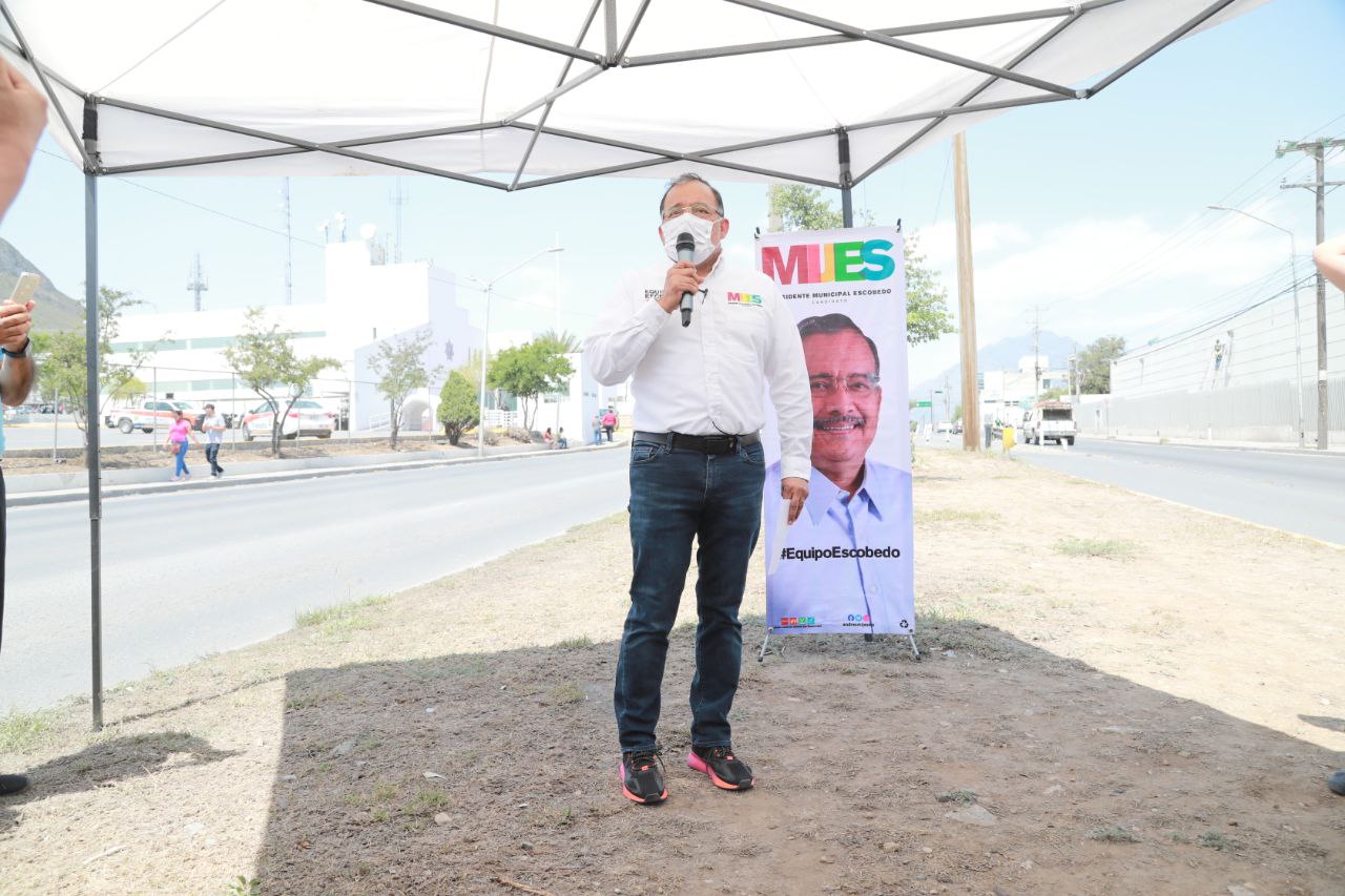 Andrés Mijes plantea policía cibernética para Escobedo