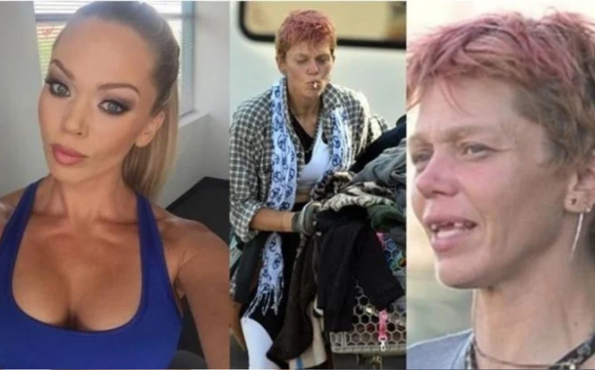 De super modelo de Hollywood a comer basura y vivir en las calles