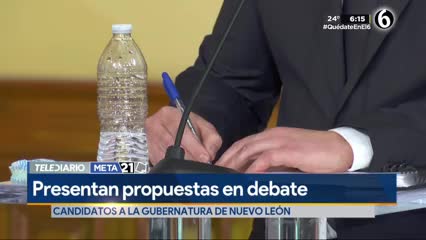 Candidatos a la gubernatura de NL presentan propuestas en Debate Meta 21 