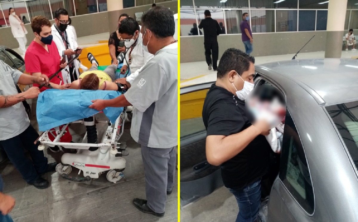 ¡De película! Mientras iba en el coche, lagunera entra en labor de parto y da a luz
