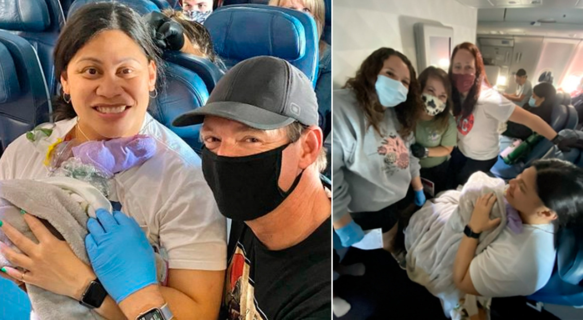 Mujer da a luz en un vuelo; no sabía que estaba embarazada