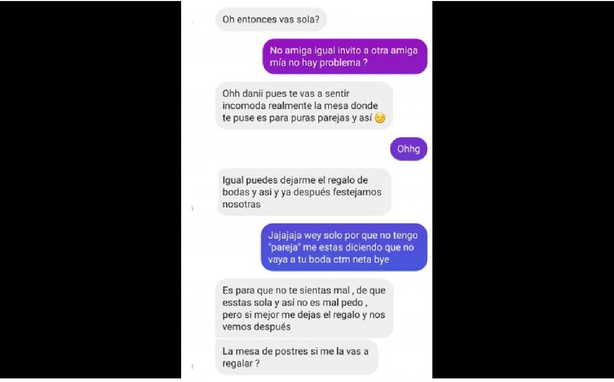 Novia exige pago de mesa de postres a amiga que desinvitó de su boda, el chisme se volvió viral en redes sociales
