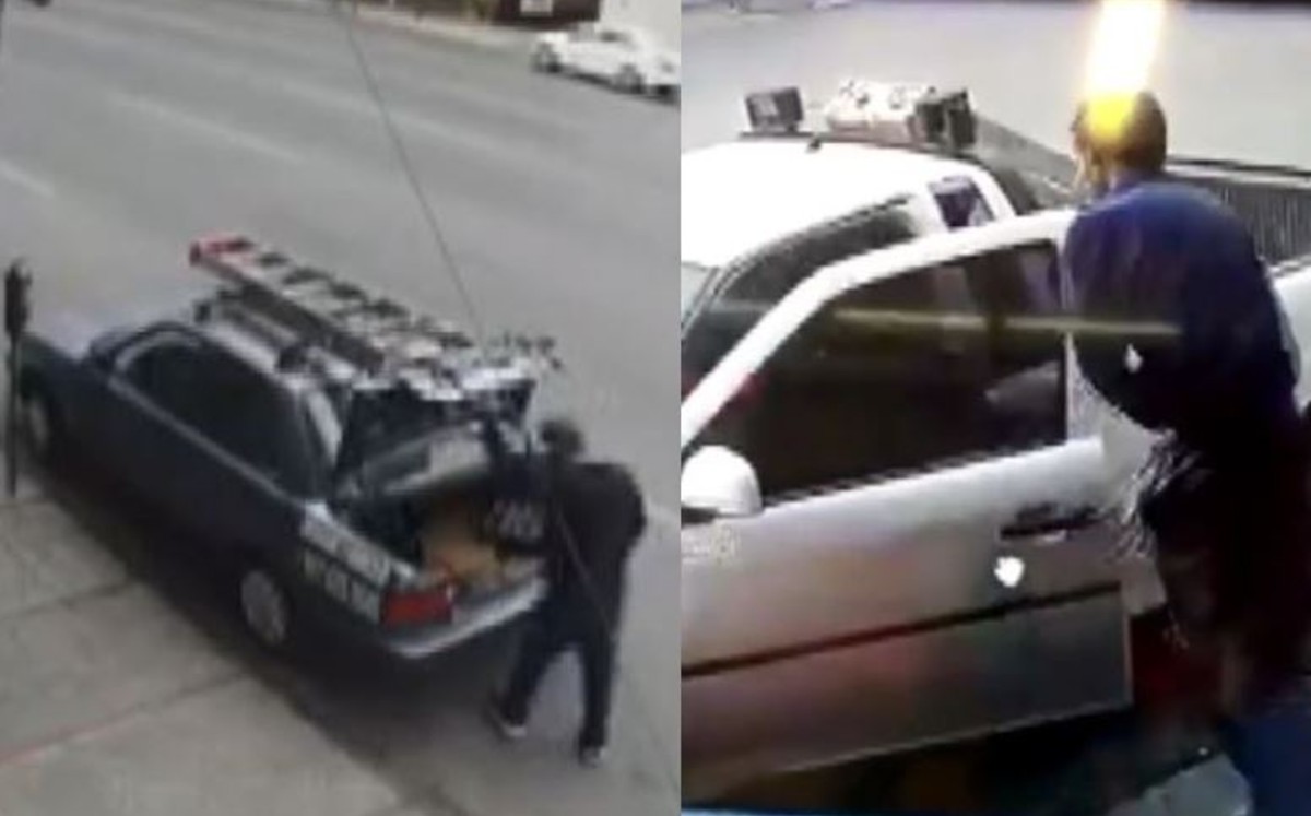 Captan dos robos a vehículos en días consecutivos en el Centro de Monterrey