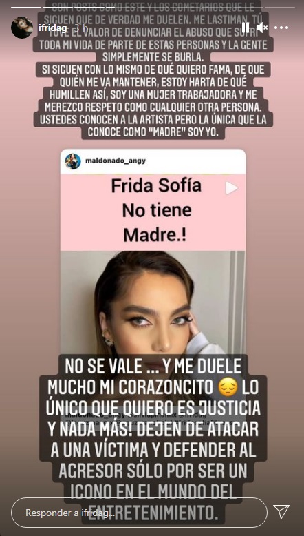 "Estoy harta de que me humillen": Frida Sofía explota ante los ataques en redes