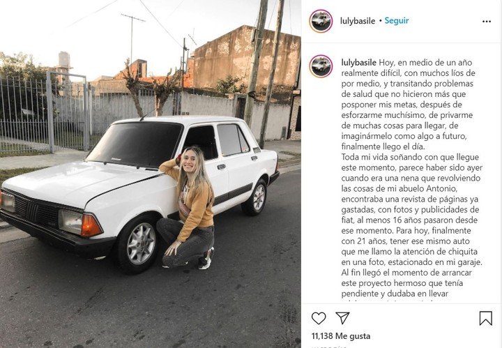 Joven cumple su sueño de comprarse un auto; lo comparte en redes y recibe burlas