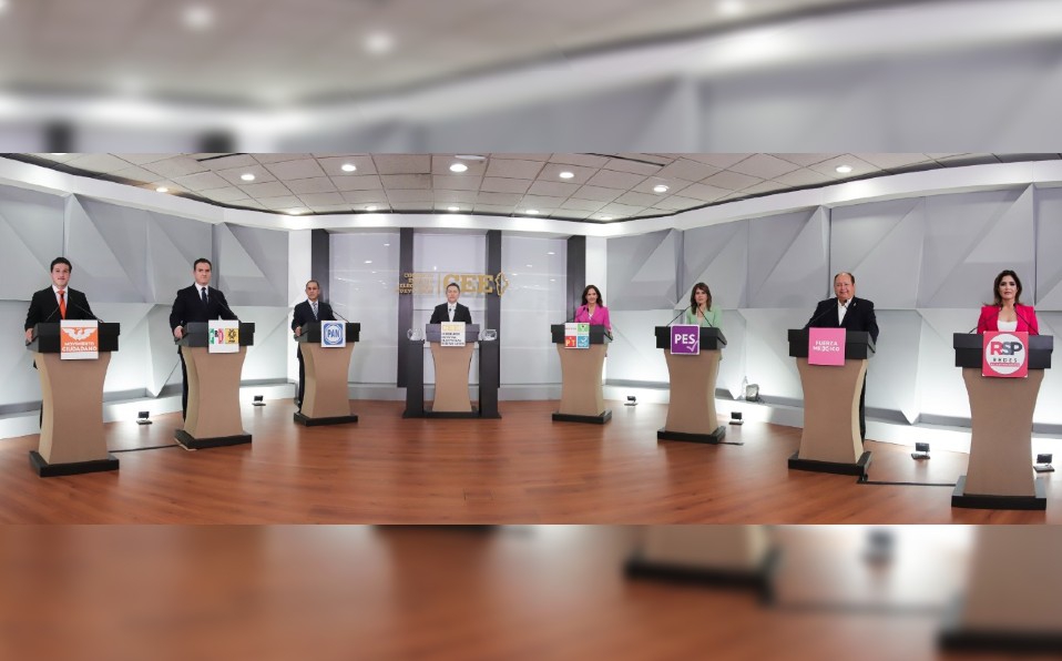 Debate oficial entre aspirantes a la gubernatura de NL, franca oportunidad para atacar a Samuel García