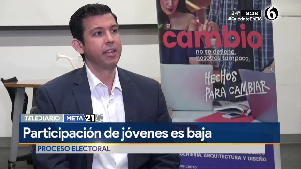 Participación de jóvenes en elecciones es baja, dice catedrático de la U-ERRE