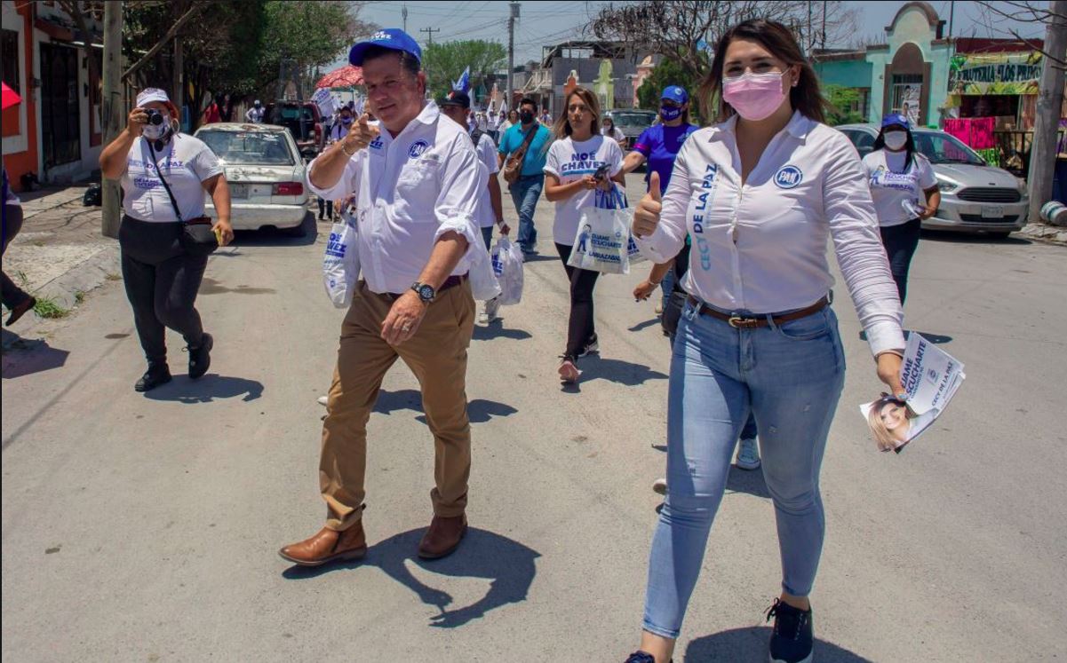 Noé Chávez recorre Colinas del Sol; promete mayor seguridad