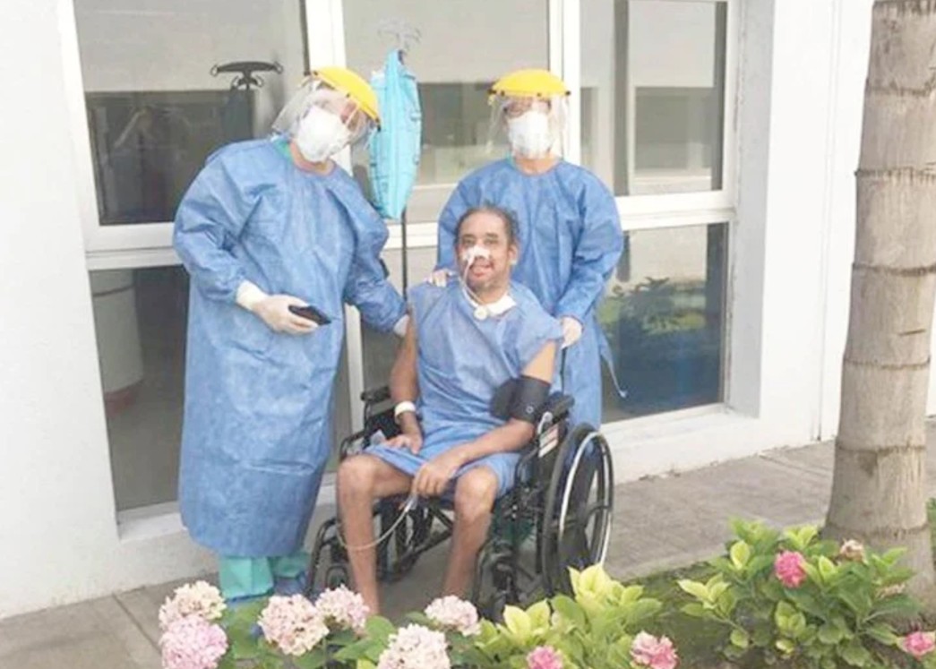 Hombre de 45 años supera el Coronavirus tras dos meses en coma, seis internado y perder más de 50 kilos