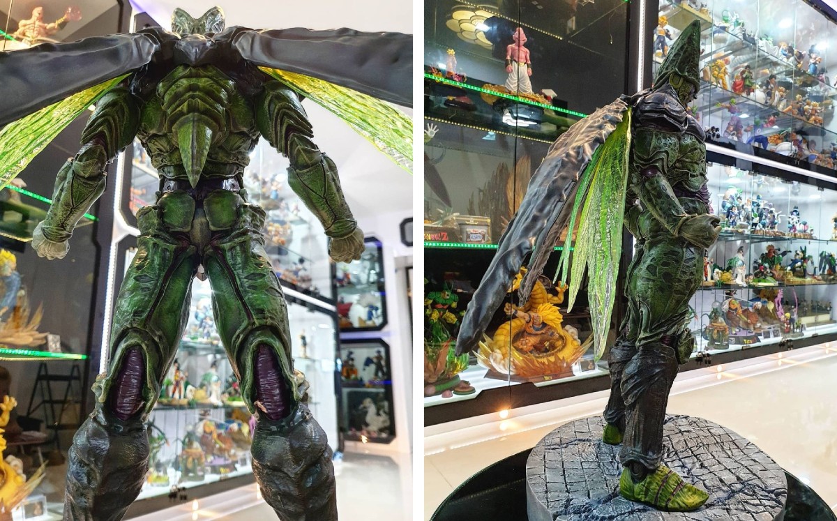 Espectacular y terrorífico la nueva figura de Cell de Dragon Ball hiperrealista