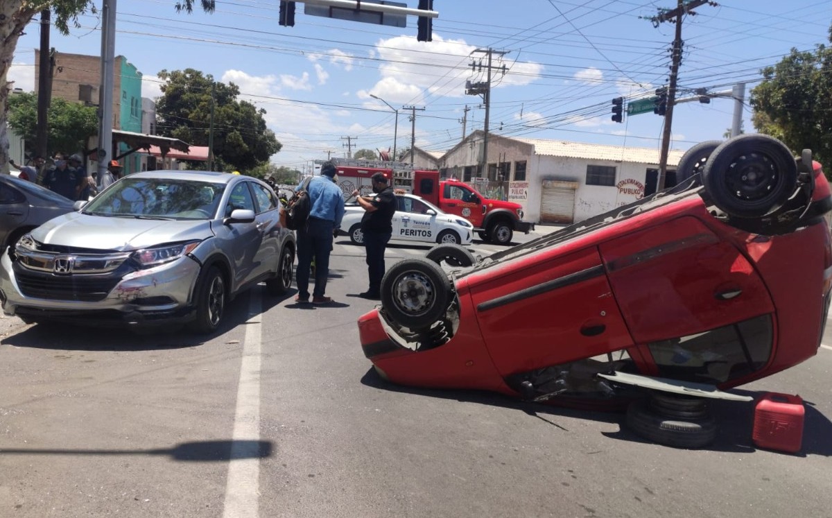 Se registra accidente automovilístico en Torreón