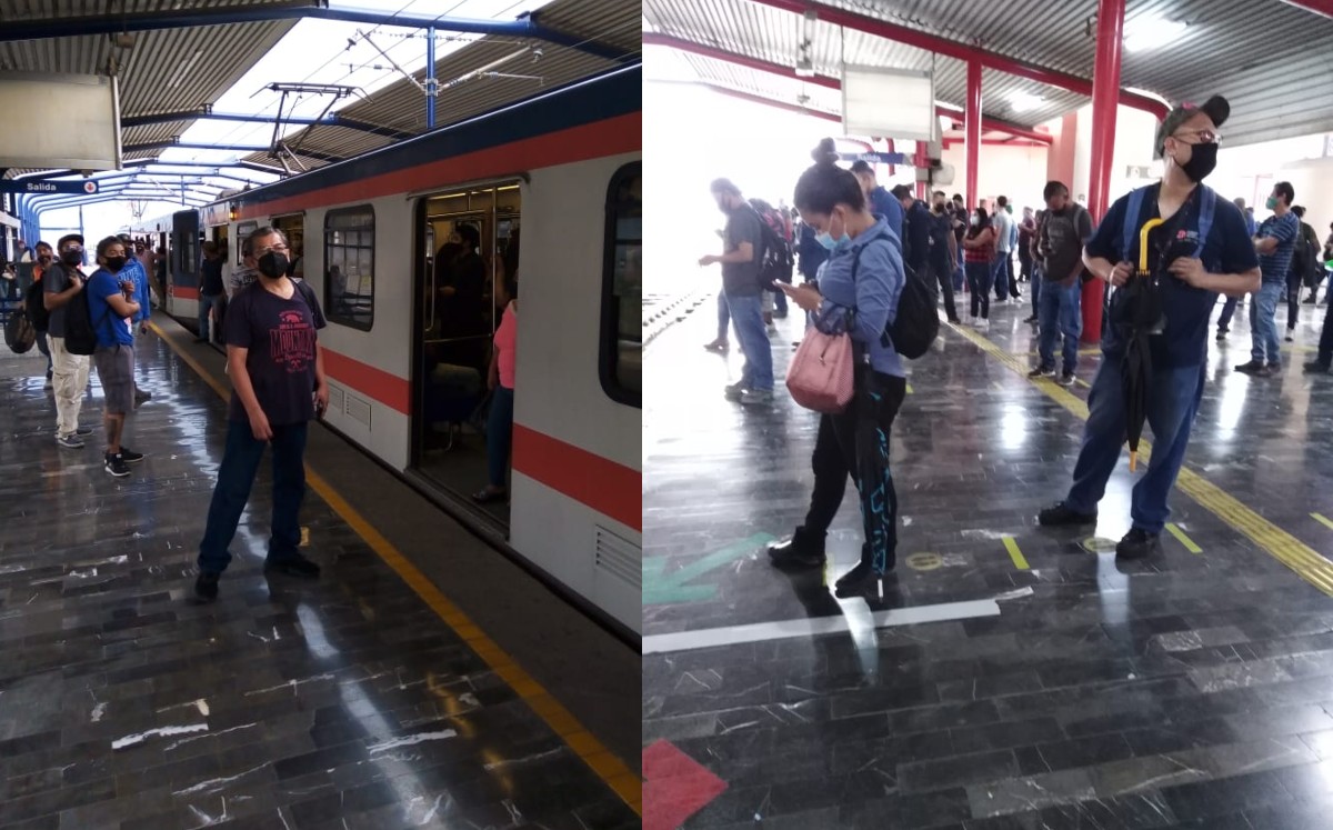 Falla en Línea 1 del Metro provoca retrasos en el servicio