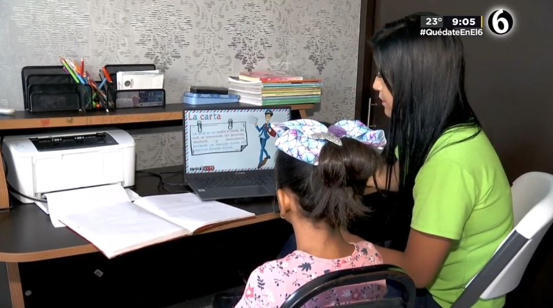 Clases a distancia un reto emocional y físico para niños, dice maestra 