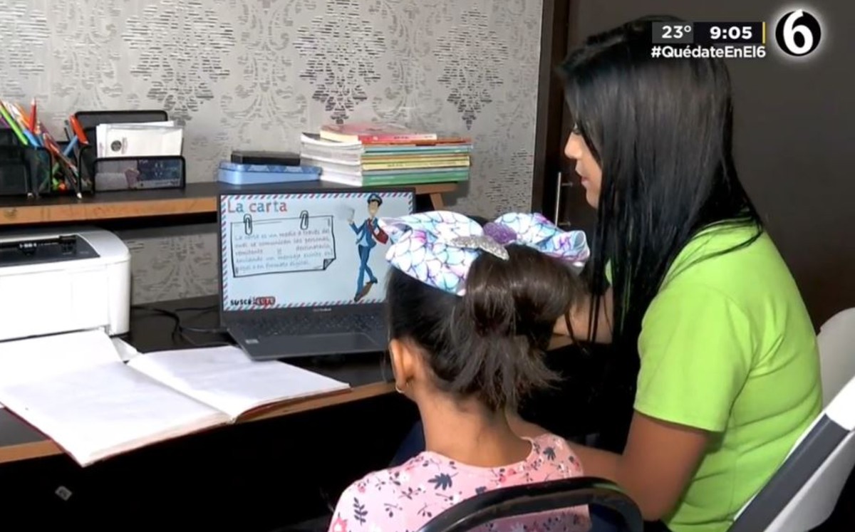 Clases a distancia un reto emocional y físico para niños, dice maestra