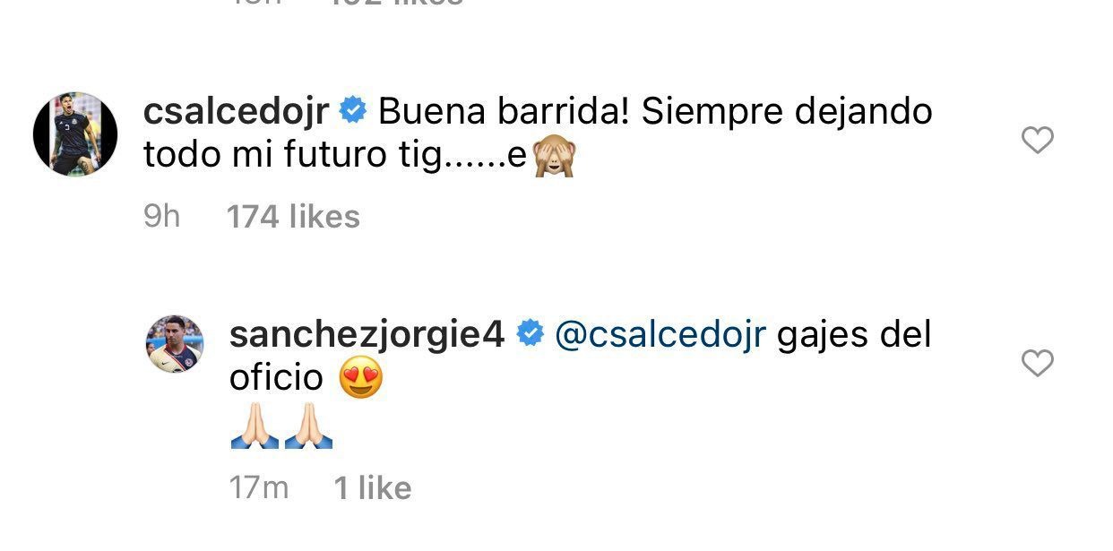 Carlos Salcedo llama ‘futuro Tigre’ a Jorge Sánchez
