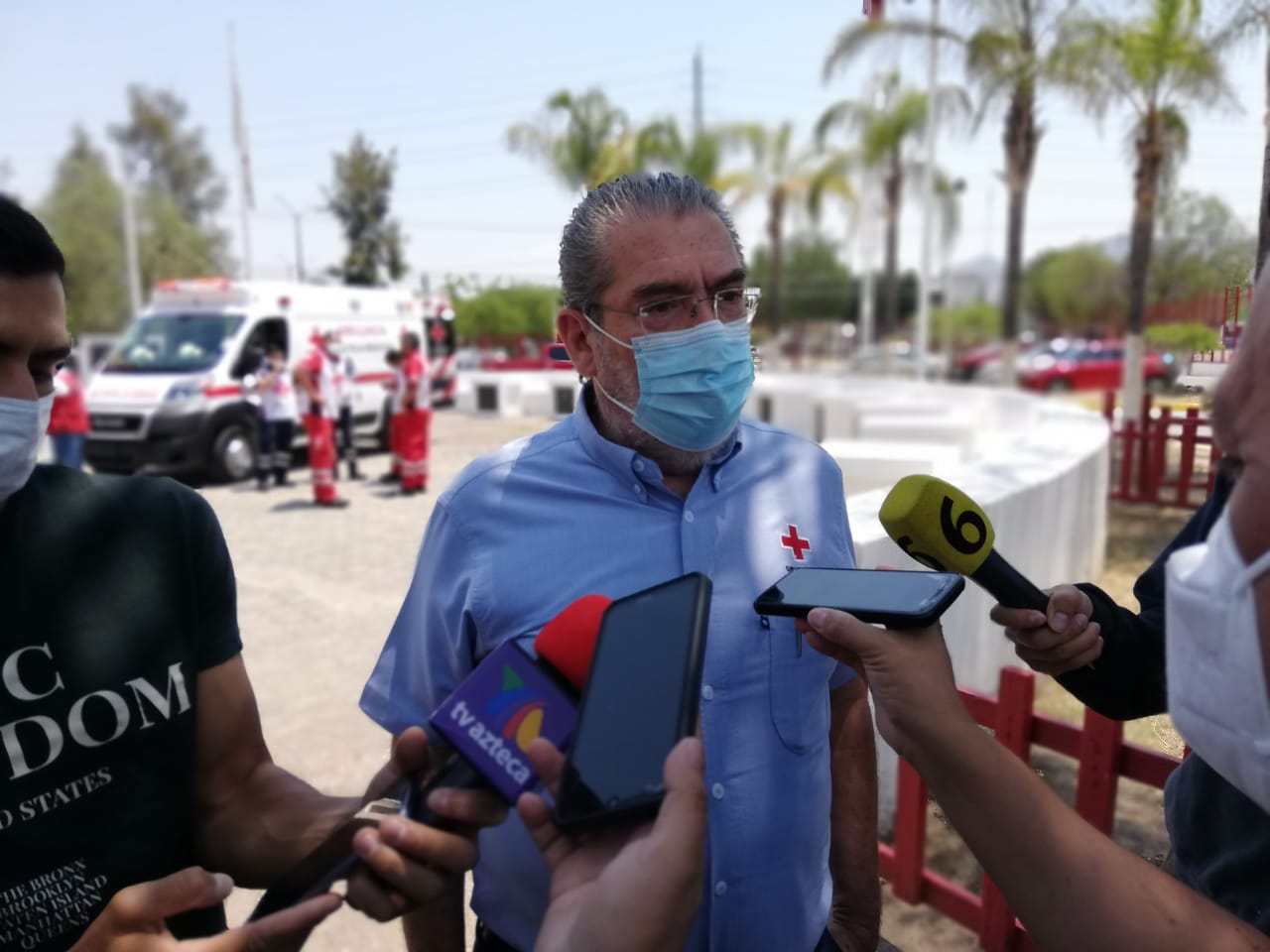 Van 400 integrantes del personal de la Cruz Roja vacunados contra Covid