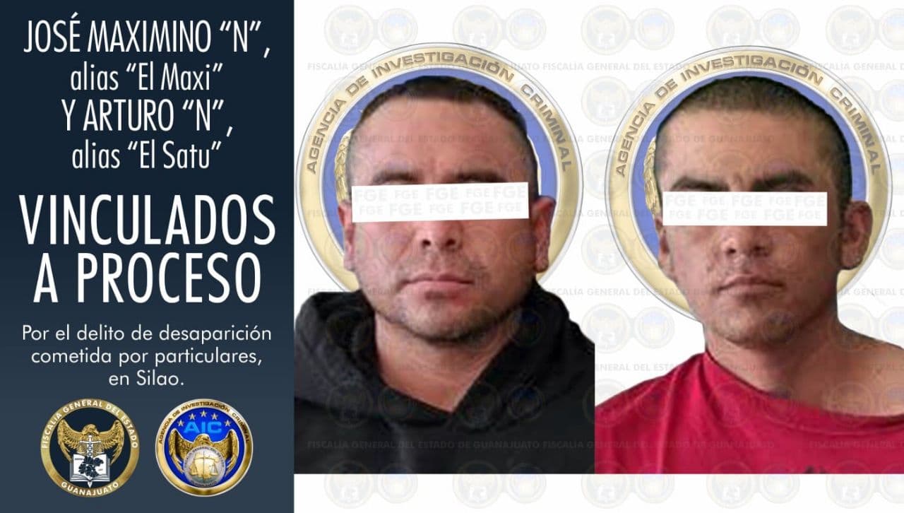 Por el delito de desaparición en Silao, vinculan a dos hombres