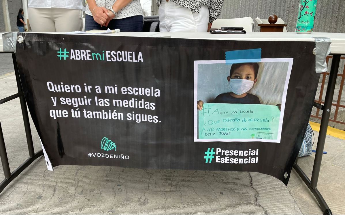 Asociación “Abre mi Escuela” convoca a marcha para exigir regreso a clases presenciales