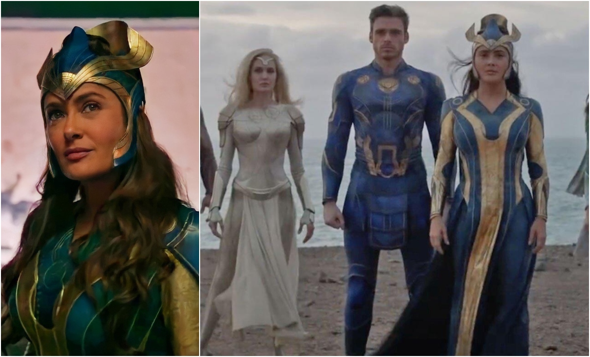 Salma Hayek es la voz y el rostro&nbsp;del equipo en el primer tráiler de 'Eternals'