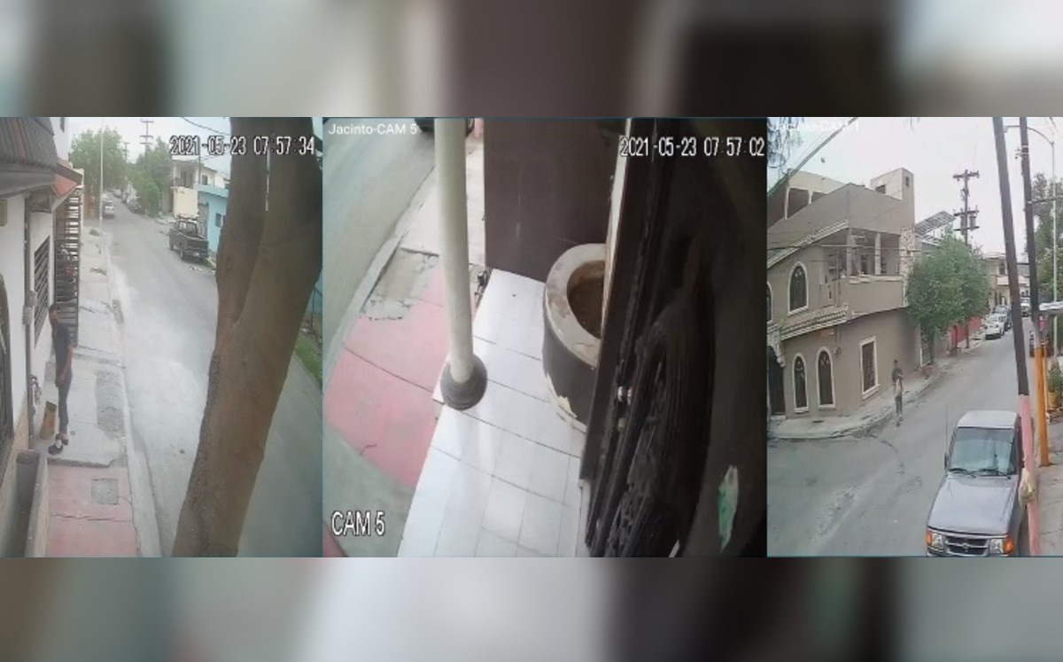 Roban cámara de seguridad en menos de 20 segundos en el Fraccionamiento Aztlán