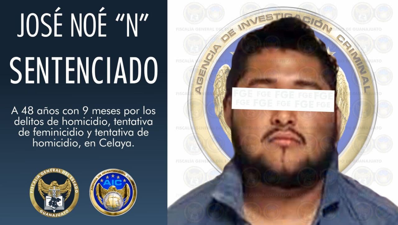 Dan 48 años de prisión a hombre por matar a menor de edad en Celaya