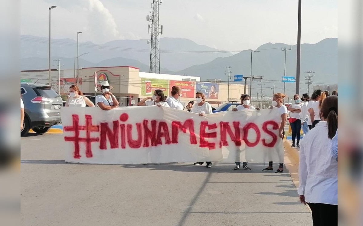 Mujeres salen a las calles para exigir seguridad tras feminicidios en García