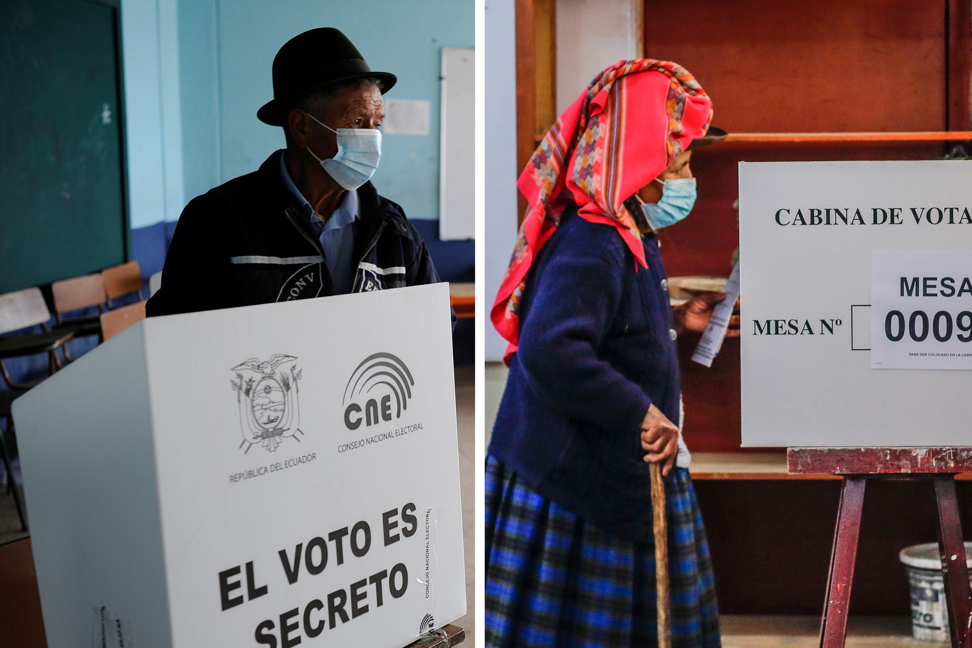 Con sonajas y humo, chamanes predicen el resultado de las elecciones en Perú