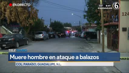 Asesinan a balazos a un hombre en la colonia Paraíso 