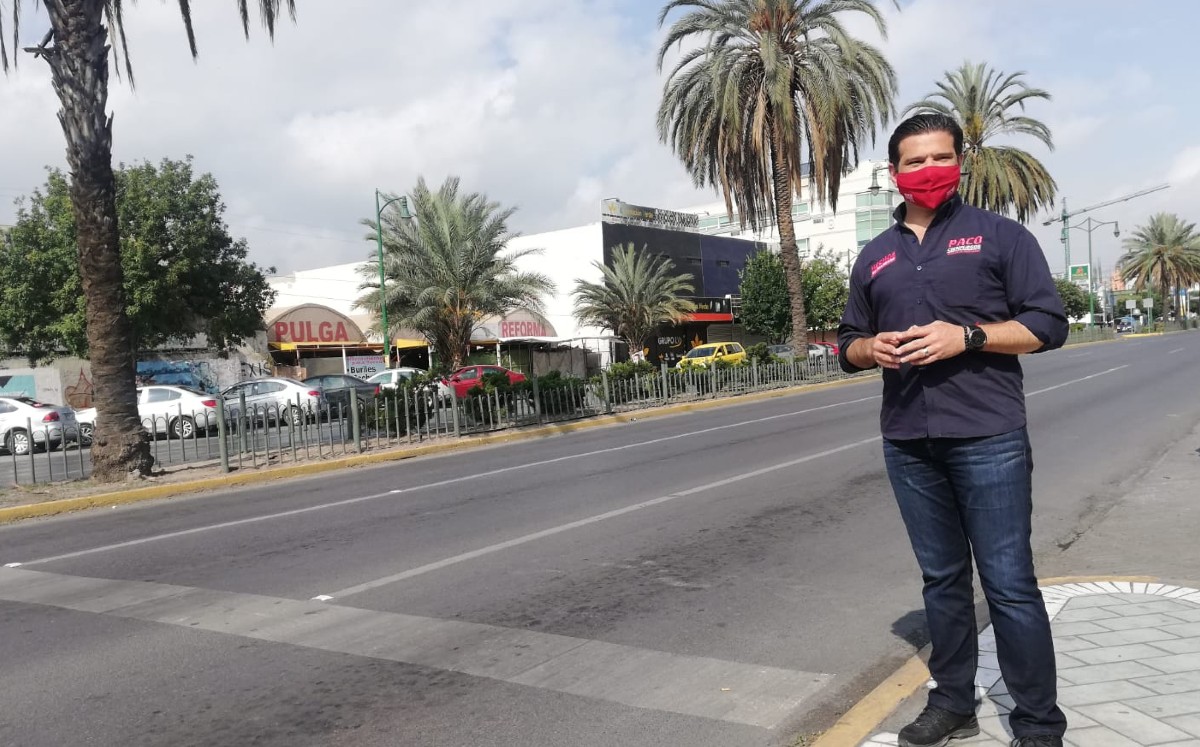 Francisco Cienfuegos promete 300 mdp para renovar calzada Madero
