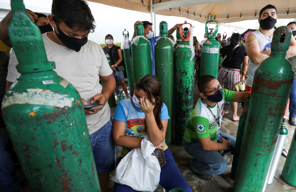 Protestan en Brasil contra manejo de Bolsonaro a la pandemia de Covid-19