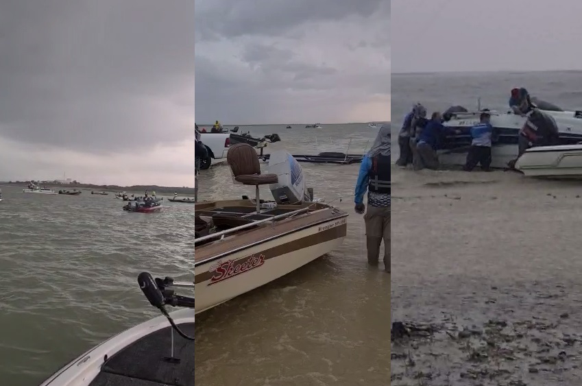 Fuerte tormenta hunde embarcaciones en presa ‘El Cuchillo’