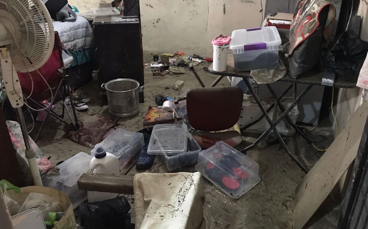 Casas en la colonia Ciudad Croc quedan inundadas tras fuertes lluvias