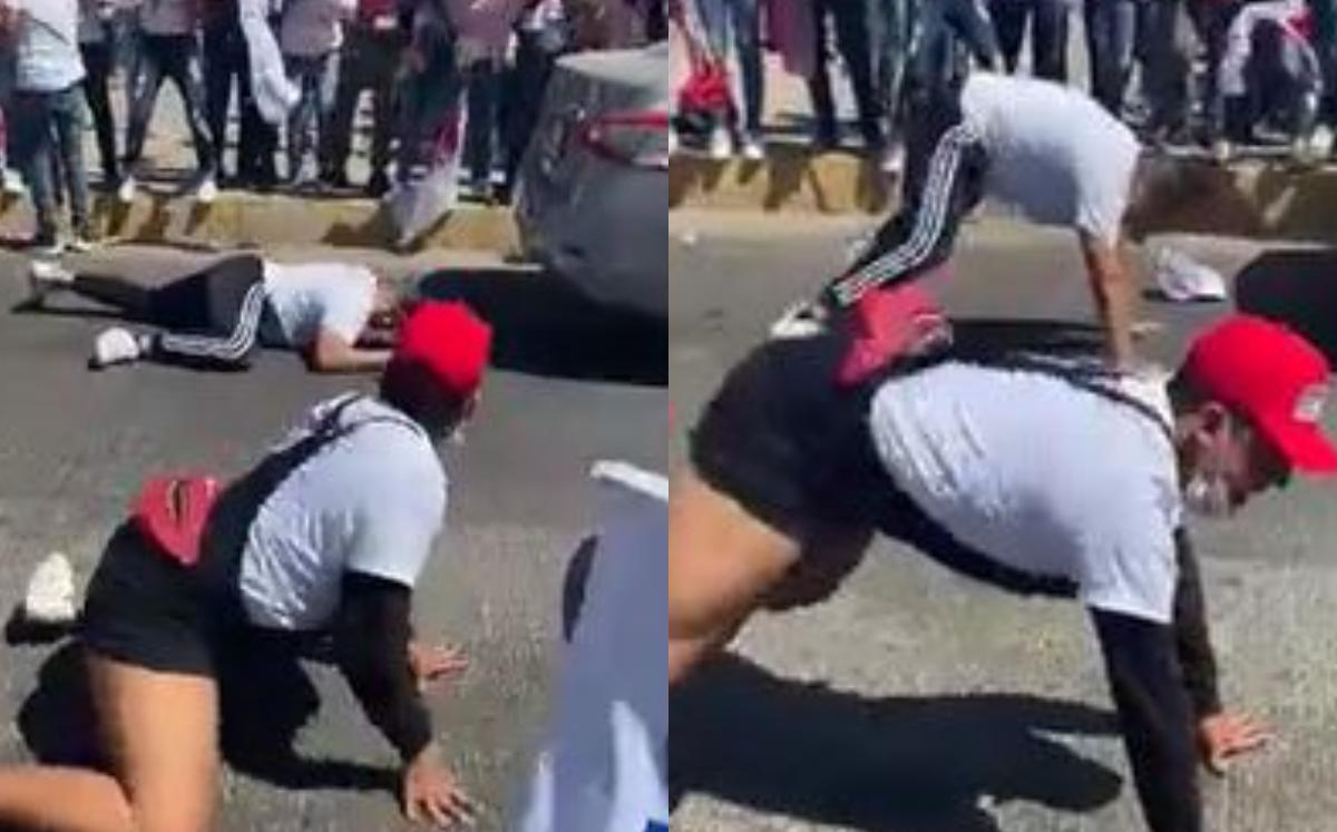 Simpatizantes del PRI y Morena se enfrentan en duelo de “perreo”
