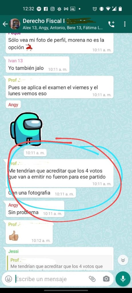 Maestro dará calificación de 10 a alumnos que no voten por Morena 

 