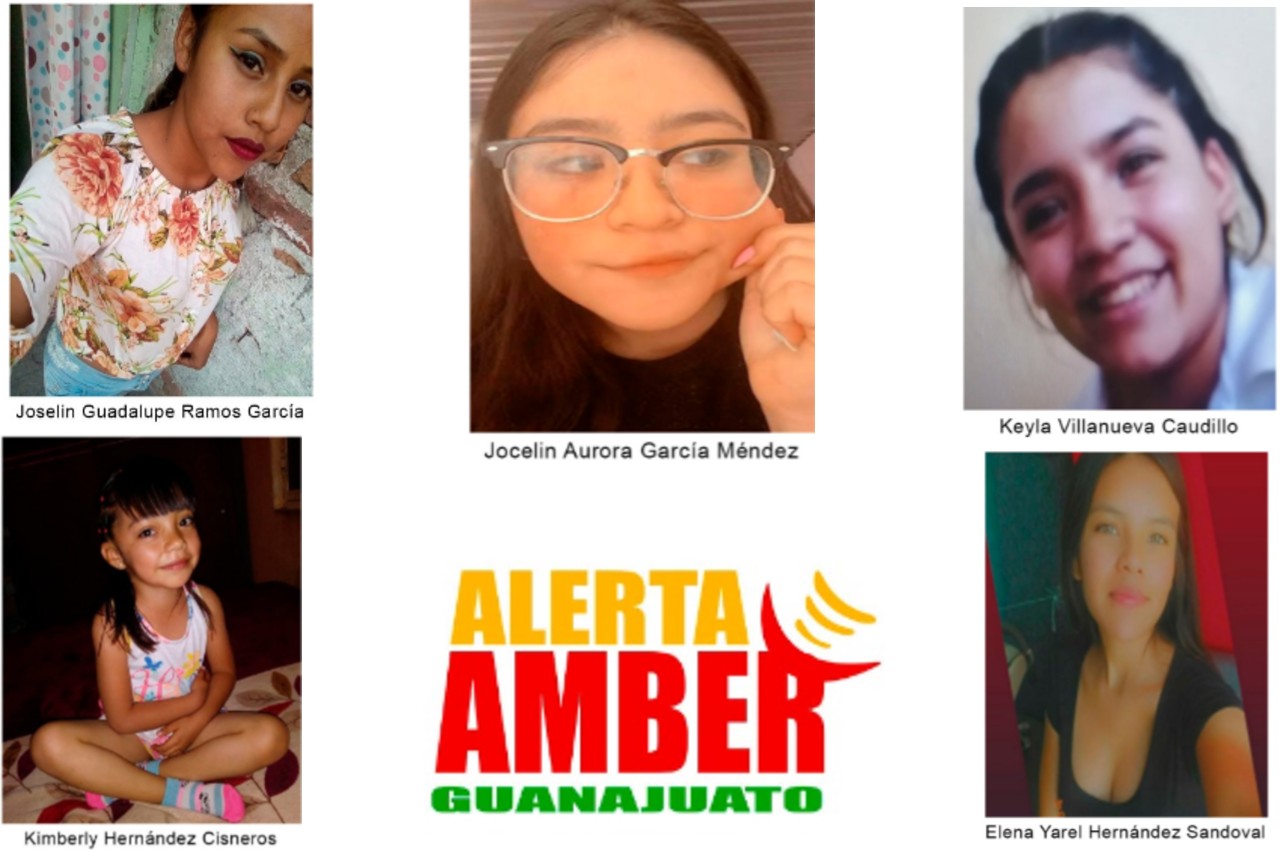 Desaparecen cinco menores de edad en Guanajuato ¡ayúdalas a volver a casa!