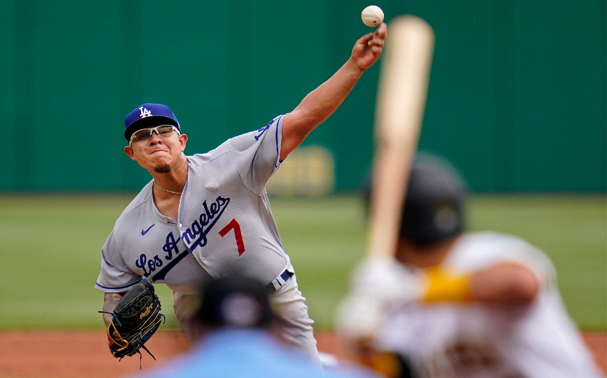 Julio Urías llega a nueve triunfos en la temporada con los Dodgers