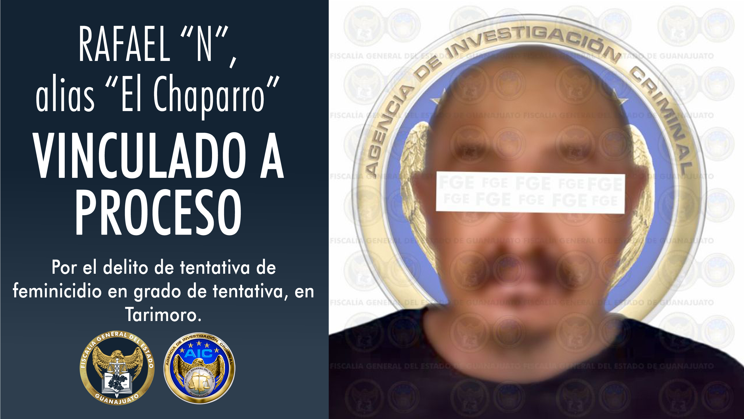 Por intento de feminicidio vinculan a 'El Chaparro' en Tarimoro
