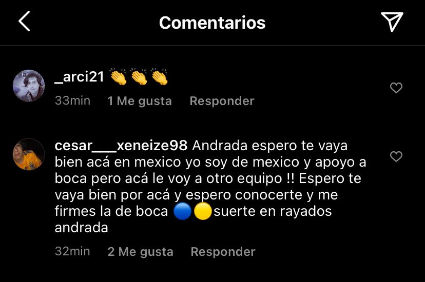 Aficionado de Tigres le pide a Andrada que le firme su jersey cuando llegue a México 