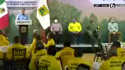 Telediario noticia Gobierno de Coahuila entrega reconocimientos a combatientes de incendios 